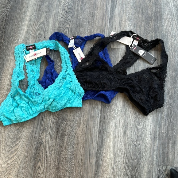 Cosabella Racie stretch lace bralette NWT lot of 3 Size S - Picture 2 of 6